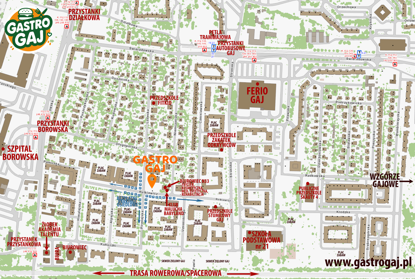 Strefa food trucków Wrocław Gaj